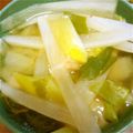 ライフ☆'s cooksnap of when they made 千切り大根と麩の味噌汁.