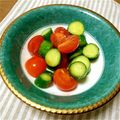 パフェ☆'s cooksnap of when they made 朝食にも♪トマトときゅうりの角切りサラダ.