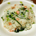 パフェ☆'s cooksnap of when they made 鮭と野沢菜のまぜご飯.