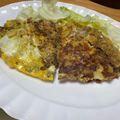 なっさん姫's cooksnap of when they made 合いびき肉とじゃがいもの甘辛オムレツ.