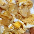 ＫＡＹＯＲＩＴＡ's cooksnap of when they made ちくわ玉子丼.