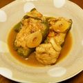 ガチャピンLOVE's cooksnap of when they made ピーマンの肉詰め・味噌煮込み。.