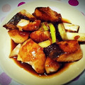ぶたうどん's cooksnap of when they made ＊濃いめがおいしい♪中華風タラの焼き煮＊.