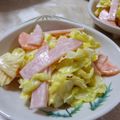 山葵ふりかけ's cooksnap of when they made キャベツとハムの辛子マヨサラダ.