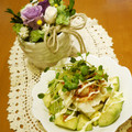 るるおか's cooksnap of when they made 超簡単！長芋とアボカドのキムチマヨ和え.