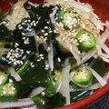 やなび's cooksnap of when they made おくらと大根の中華風和え♪.