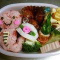 saki〜ra's cooksnap of when they made 2013巳年＊お正月＊へびくんキャラ弁.