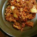 Iaulau808's cooksnap of when they made ご飯がすすむ豚キムチ.