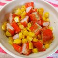 るらちゃん's cooksnap of when they made のり塩味✿カニカマコーンの彩りサラダ.