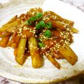 まな竜's cooksnap of when they made ソースじゃがキンピラ.