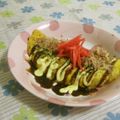 赤い電話's cooksnap of when they made 男のフカフカオムレット風お好み焼き.