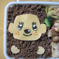 hirotofumi's cooksnap of when they made そぼろご飯deモンチッチ＊簡単キャラ弁.