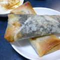 ゆいランラン's cooksnap of when they made 簡単おつまみ♪韓国海苔とキムチーズ焼き.