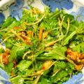 B子chan's cooksnap of when they made キムチ入り♪春菊と長ねぎのサラダ☆.