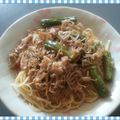 ♡ともぴぃ♡'s cooksnap of when they made 豚肉とレンコンのおかずパスタ.