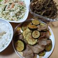 よちりん's cooksnap of when they made ズッキーニ豚肉と焼肉のタレで炒めただけ〜.