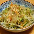 まめ39's cooksnap of when they made もやしときゅうりの温野菜サラダ.