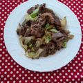 バウンド's cooksnap of when they made 牛肉とキャベツのスタミナ焼き.