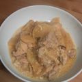 Yuitoto's cooksnap of when they made 鶏もも肉と大根の味噌牛乳煮.
