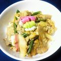 ソウくんママ's cooksnap of when they made かまぼことごぼうの卵とじ丼.