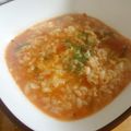 やのゆか's cooksnap of when they made 簡単トマトチーズ雑炊鍋.