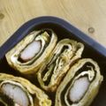 3姉妹ちゃんママ's cooksnap of when they made のりカニカマ卵焼き.