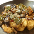 papikun's cooksnap of when they made ♥鶏むね肉となすの揚げてからめる～♥.