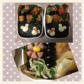 Sungjong's cooksnap of when they made 和テイスト☆水菜とカニカマのごまマヨ和え.