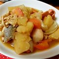 wish0810's cooksnap of when they made 超簡単！炊飯器で鮭あらの煮物.