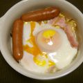 みほチュニック's cooksnap of when they made ベーコンエッグ☆マヨネーズ.