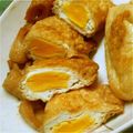 【蘭香】's cooksnap of when they made 小揚げがあったら玉子入れて煮てみてね～♪.