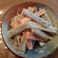 ひらのっち＾＾'s cooksnap of when they made ごぼうと人参のサラダ.