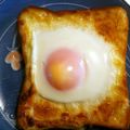 Thanksrabi's cooksnap of when they made 香ばしマヨがそそる！目玉焼きトースト＊＊.