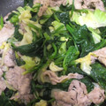 みゆりん姫's cooksnap of when they made *豚肉とほうれん草炒め・オイスター風味*.