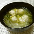 chiroxine's cooksnap of when they made 塩麹さんで中華風鶏だんごスープ.