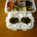 UMAe's cooksnap of when they made ✿黒ブタさん弁✿.