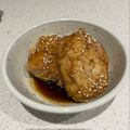ビスビスビスケ's cooksnap of when they made 鶏ひき肉で豆腐ハンバーグ.