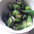 さなななん's cooksnap of when they made 超手抜き♪簡単オクラの塩昆布和え.
