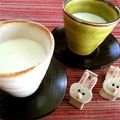 hitomi＊＊'s cooksnap of when they made ほっこり日本茶ミルク.