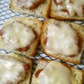 ayafuyu's cooksnap of when they made ◇残り物で！ミートソースチーズトースト◇.