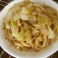 はじめmama's cooksnap of when they made 簡単焼きうどん.