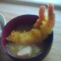 ゆぅしゅんまみー's cooksnap of when they made 天ぷらのお味噌汁.