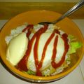 かたかたりん's cooksnap of when they made 1人ご飯に！ズボラなマヨソース丼.