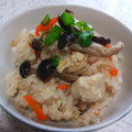 yanguchi's cooksnap of when they made 鶏肉ときのこの炊き込みご飯.