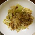 through111's cooksnap of when they made 春キャベツ☆新タマの粒マスタード炒め.