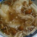riseshun's cooksnap of when they made なめことえのきのみぞれ餡♡揚げだし揚げ餅.