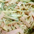 shineamber's cooksnap of when they made もやしとハムのサラダ.