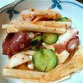 料理苦手あやり's cooksnap of when they made きゅうり＆長芋の蛸キムサラダ！.