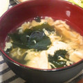 Marrietty's cooksnap of when they made たまごとわかめのスープ.