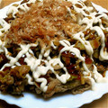 emi75615's cooksnap of when they made お好み焼き!? いやB級グルメせち焼きだ.